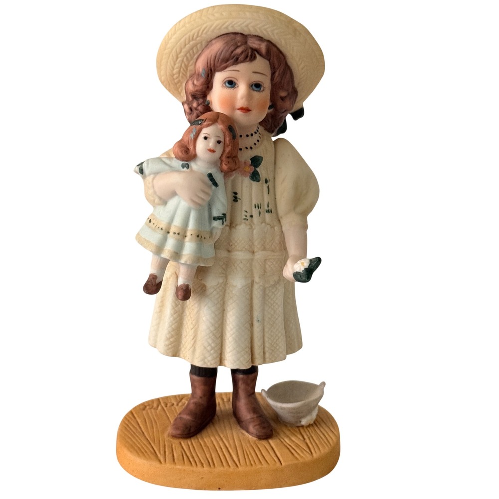 Jan Hagara Emily Figurine Royal Orleans Limited Edition 1982 Girl with Doll
